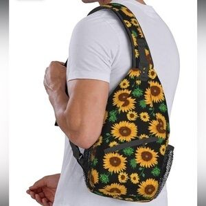 Sunflower Sling Crossbody Adjustable Shoulder Strap NWT